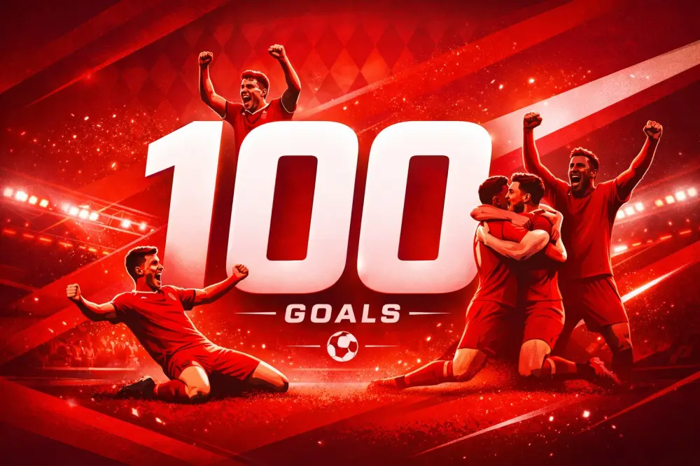 bananenflanke Bayern-München-viert-100-goals