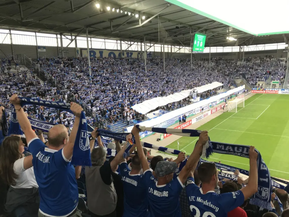 bananenflanke Magdeburg sfeer